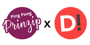 Logo Kooperation PING PONG PRINZIP X D!