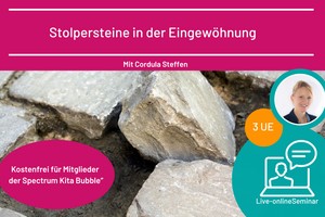 Stolpersteine in der Eingewöhnung