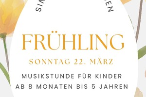 Maxis 3-5 Jahre Singen und Klingen Frühling